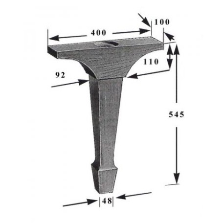 Pieds pour piano à queue - Pianos Varlet