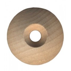 Rosettes en bois pour table d'harmonie pour vis (différents diamètres au choix)