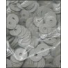 Mouches en papier d'enfoncement 22 x 1,25 mm (différentes quantités au choix)