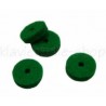 Mouches en feutre vert d'enfoncement 4 mm (différentes quantités au choix)