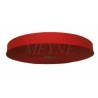 Bande en coton pour tresser rouge 20 mm