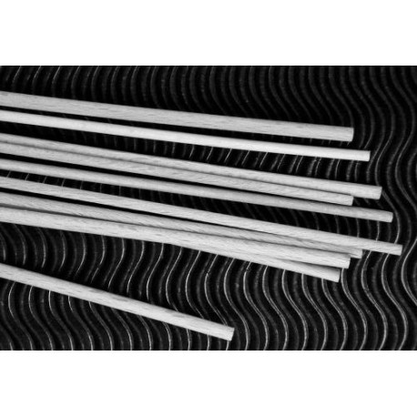Tige de bois ronde (différents diamètres au choix)