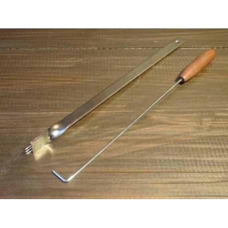 Pique-marteaux 3 aiguilles (à utiliser sans sortir la mécanique) avec élévateur de manche de marteau