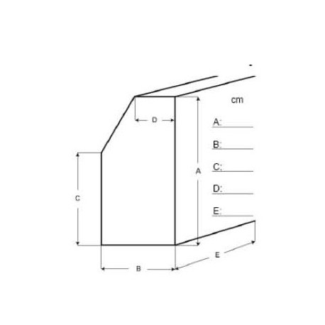 Housse de piano mat A skaï (différentes tailles au choix)