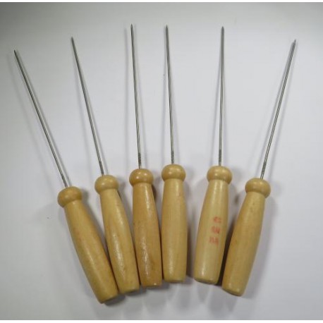 Assortiment d’alésoirs ronds (6 pièces) avec étui