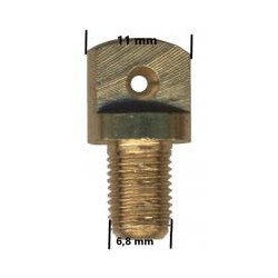 Agrafe en laiton pour piano à queue (nombre de trous au choix)