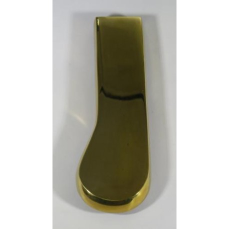 Semelle de pédale gauche en laiton poli