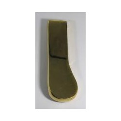 Semelle de pédale gauche en laiton poli