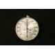 Hygromètre et thermomètre rond en laiton