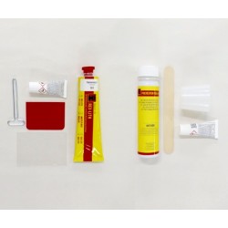 Kit de réparation polyester  - godets - spatules - durcisseur