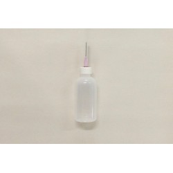 Burette en plastique avec tige en metal