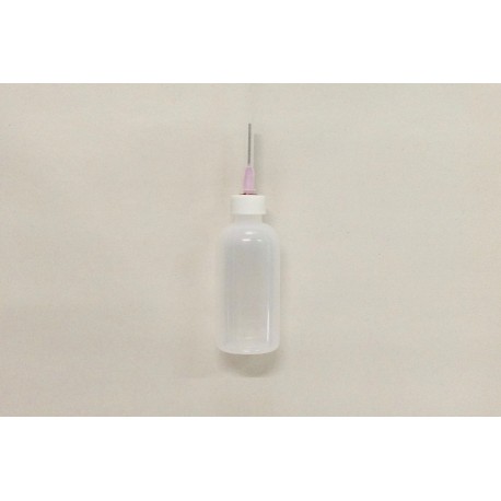 Burette en plastique avec tige en metal