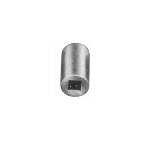 Embout carré 6,2 x 6,2 mm