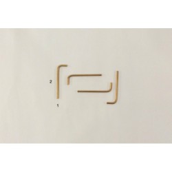 Jambe de force triple pour couvercle de piano à queue