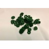 Mouches en feutre vert pour chevilles