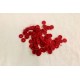 Mouches de balancier en casimir rouge