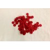 Mouches de balancier en casimir rouge