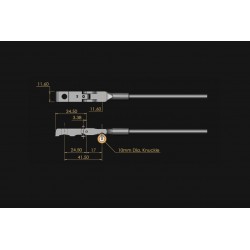 WN&G Steinway Type 3 manche + fourche