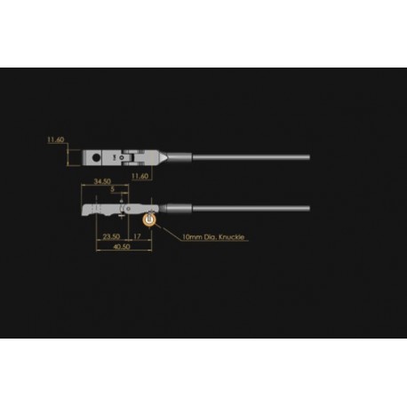 WN&G Steinway Type 4 manche + fourche