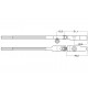 Manche Q Blüthner/Grotrian 10mm rouleaux réduit hêtre