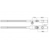 Manche Q Kawai ancien modèle 10mm rouleaux réduit hêtre