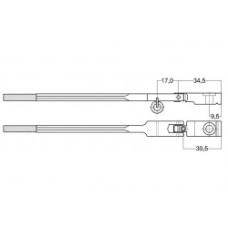Manche Q yamaha nouveau 10mm rouleaux réduit hêtre