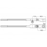 Manche Q yamaha nouveau 10mm rouleaux réduit hêtre
