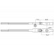 Manche Q Baldwin ancien 10mm rouleaux réduit hêtre