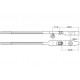 Manche Q Pratt-Read 10mm rouleaux hêtre
