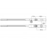 Manche Q Chickering 10mm rouleaux hêtre