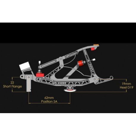 Chevalet pour piano à queue type Renner Schwander