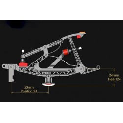 Chevalet pour piano à queue Knabe T1, talon collé