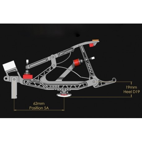 Chevalet pour piano à queue Yamaha, talon non collé