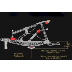 Chevalet pour piano à queue Aeolian Clemson T2, talon collé