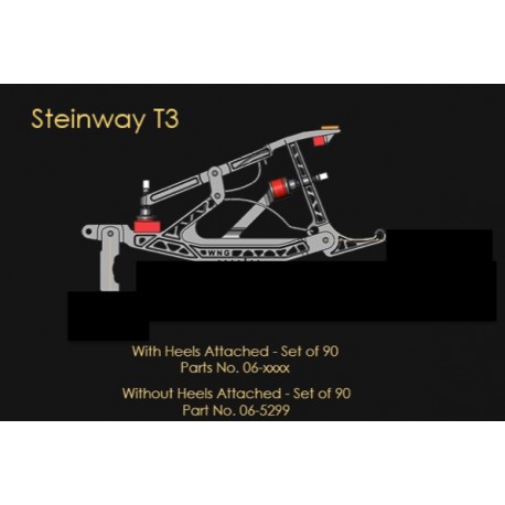 Chevalet pour piano à queue Steinway, talon non collé