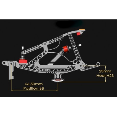 Chevalet pour piano à queue Aeolian Chickering, talon collé