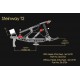 Chevalet pour piano à queue Steinway, talon collé