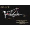 Chevalet pour piano à queue Steinway, talon collé