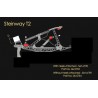 Chevalet pour piano à queue Steinway, talon non collé