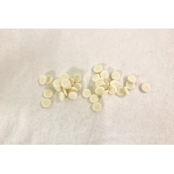 Rondelles de feutre blanc 11 x 2,3 mm