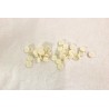 Rondelles de feutre blanc 11 x 2,3 mm