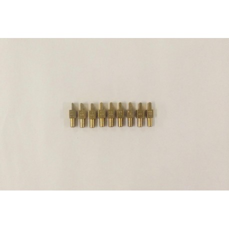 Pointes chauffantes pour le calibrage des mortaises