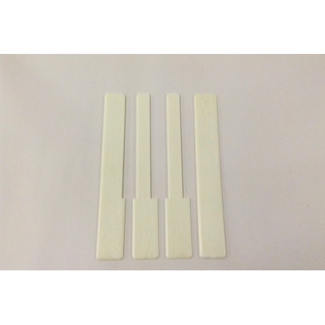 Clavier imitation ivoire sans fronton