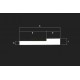 Clavier imitation ivoire sans fronton