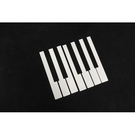 Revêtement de clavier blanc sans fronton