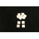 Fronton clavier blanc