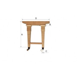 Pied double Bechstein