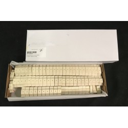 Jeu d'étouffoirs prédécoupés pour piano baïonnette (collé sur bois)