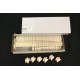Jeu d'étouffoirs prédécoupés pour piano baïonnette (collé sur bois)