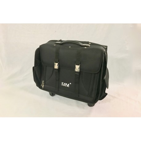 Valise outillage en textile sur roulette